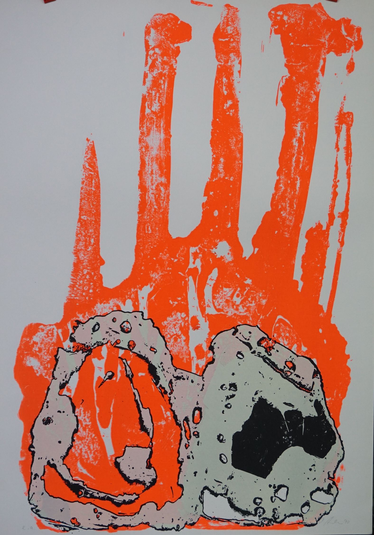 Hand 1990 -   Serigrafie 
